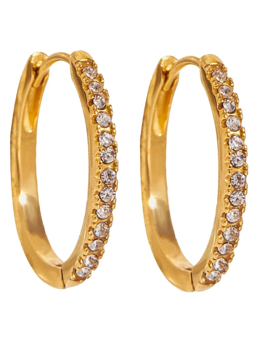 Pavé Curve Earrings product view 6