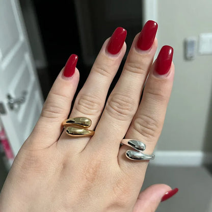 Sculpted Geometric Dome Ring - view 3