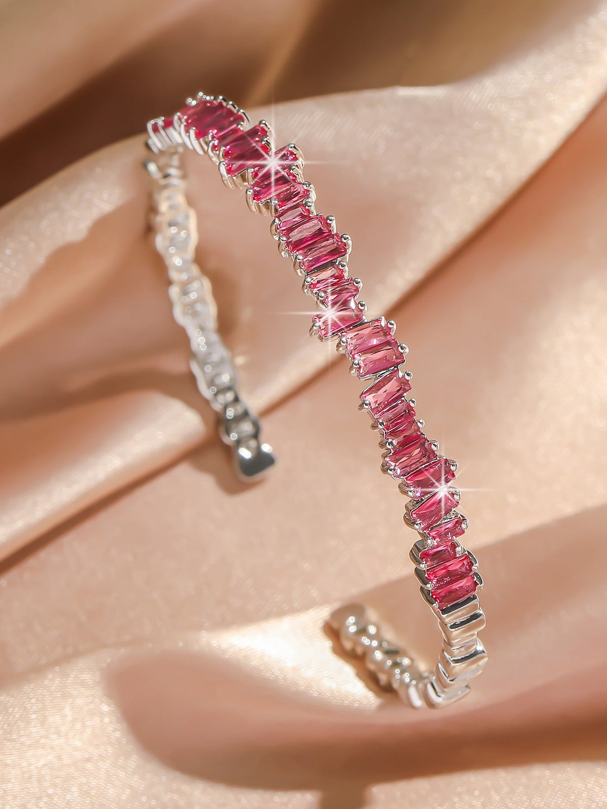 Celestia Geometric Zircon Bracelet product view 7