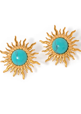 Mother-of-Pearl Sunburst Earrings product view 4