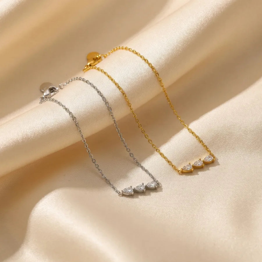 Luna Droplet Zircon Bracelet product view 3