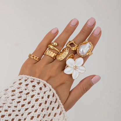 Golden Blossom Ring - view 3