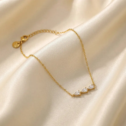 Luna Droplet Zircon Bracelet product view 5