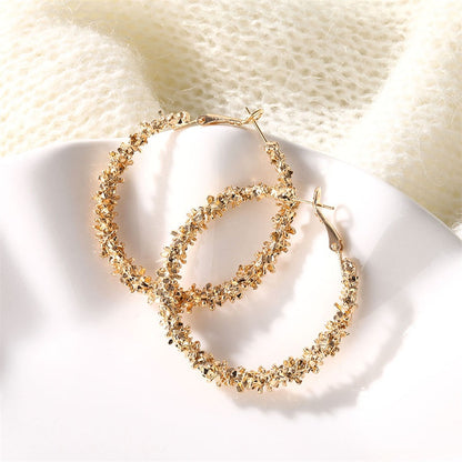 Royal Round Statement Earrings product view 1