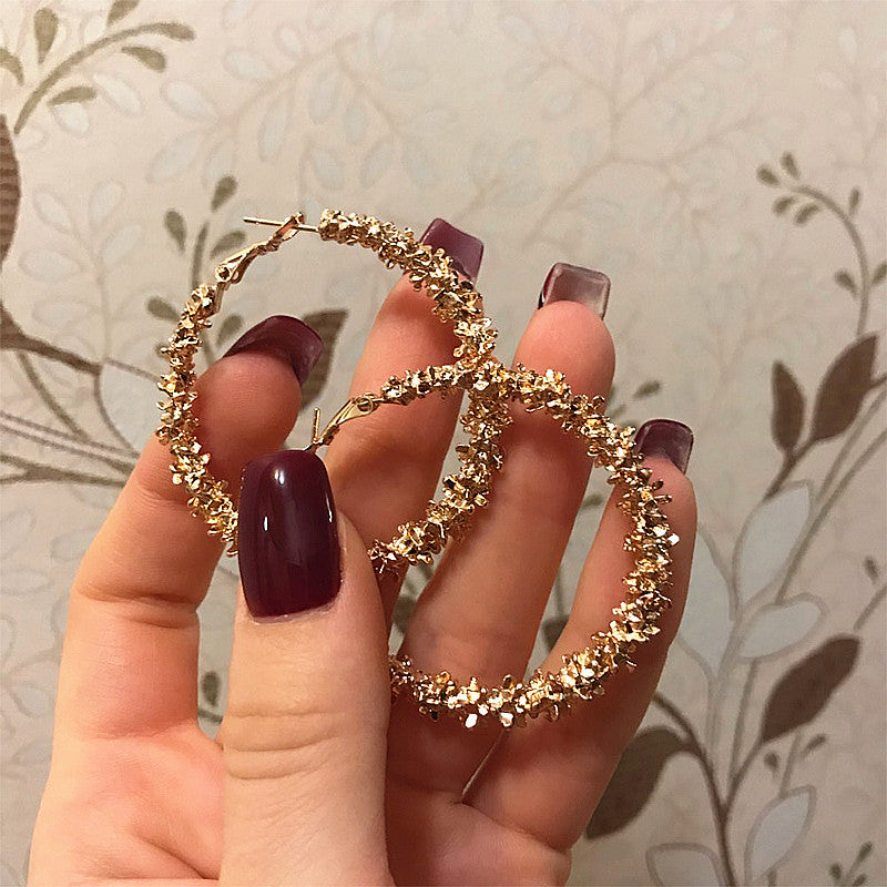 Royal Round Statement Earrings product view 4